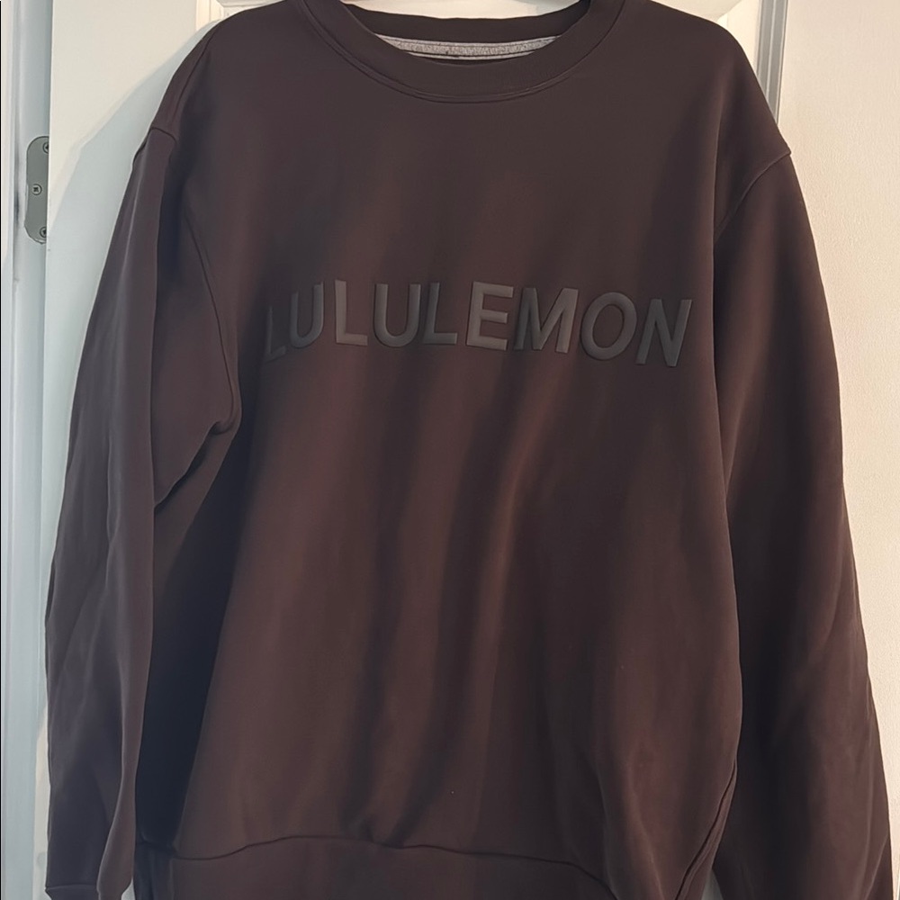 Lululemon Mens Steady State logo crew neck